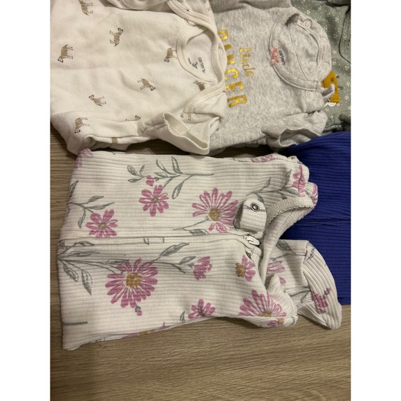 Mixed Baby Girls 3M Bodysuits Rompers Sleepers Outfits Spring Lot - Picture 16 of 16